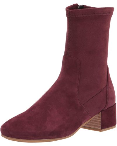 Kenneth Cole Gentle Souls By Kenneth Cole Ella Stretch Ankle Boot - Red