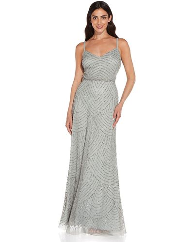 Adrianna Papell Beaded Blouson Dresses for Women Up to 65 off