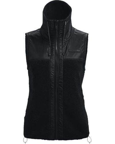 Under Armour Womens Mission Boucle Outerwear Vest - Black