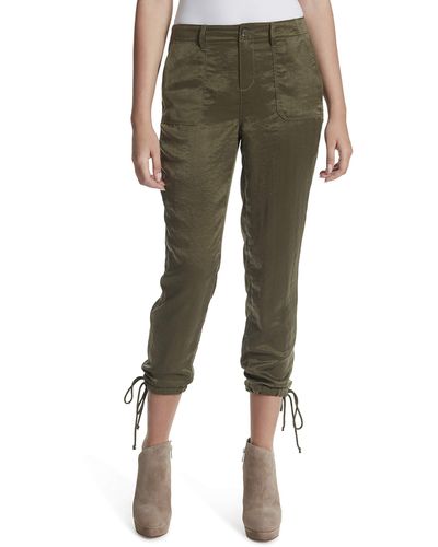 Jessica Simpson Get-up-and-go High Rise Utility Jogger - Green