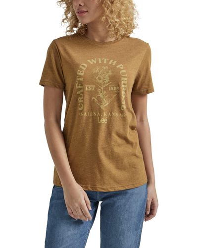 Lee Jeans Graphic Tee - Natural