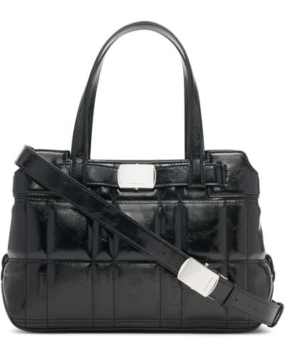 Calvin Klein Frankie Satchel Bag - Black