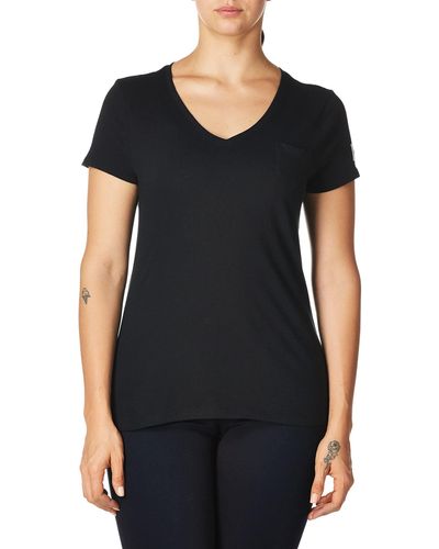 Calvin Klein Short Sleeve V-neck T-shirt - Black