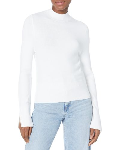 French Connection Babysoft High Neck Sweater Sweater - White