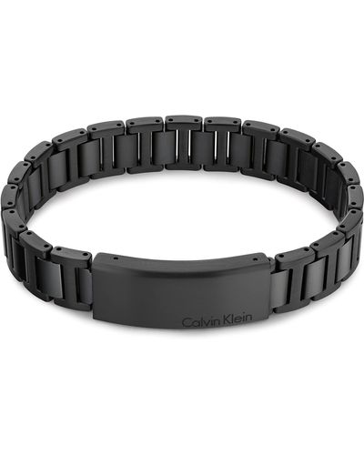Calvin Klein Armband mit Knebelverschluss für Kollektion LINK - 35000091 - Schwarz