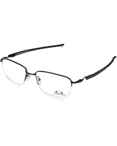 Oakley Ox5128 Gauge 3.2 Blade Square Prescription Eyeglass Frames - Black