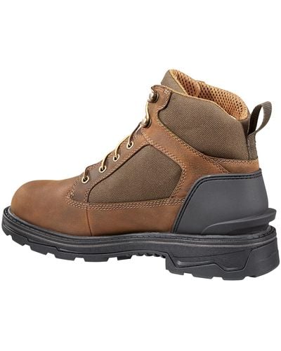 Carhartt Ironwood Waterproof Work Boots For Men - 6-inch, Reinforced Oil-tanned Leather With Breathable Membrane, Eh & - Brown