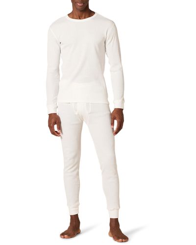 Amazon Essentials Thermal Long Underwear Set - White