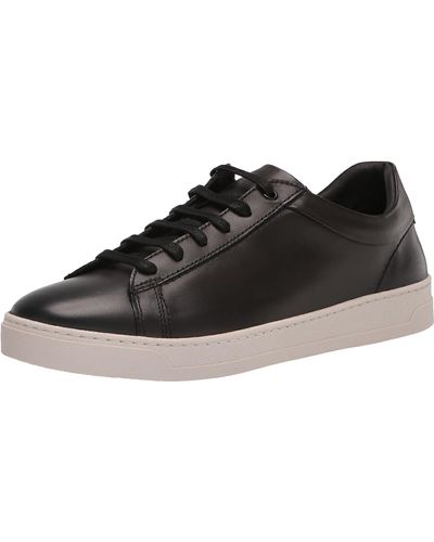 Bruno Magli Diego Shoes Luxurious Italian Leather With Embossed Logo - Black