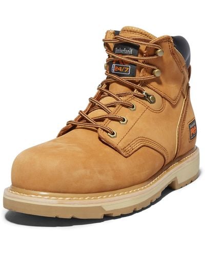 Timberland S 6" Pit Boss Steel Safety Toe - Brown