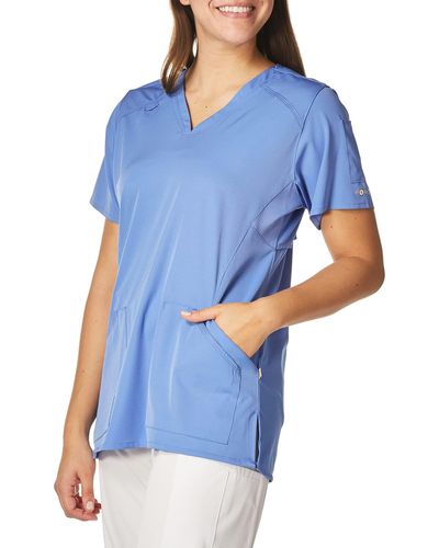 Carhartt Plus Size Multi-pocket V-neck - Blue