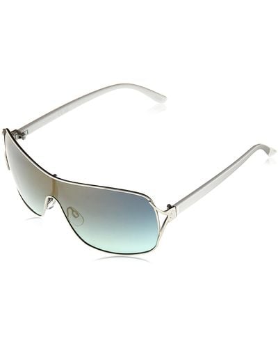 Rocawear R3387 Stylish Vented Metal Uv Protective Rectangular Shield Sunglasses. Gifts For With Flair - Black