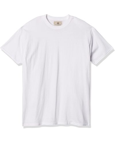 AG Jeans Ramsey Short Sleeve Vintage Jersey Crew - White