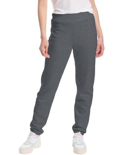 Hanes Ecosmart Cinched Cuff Sweatpants - Gray