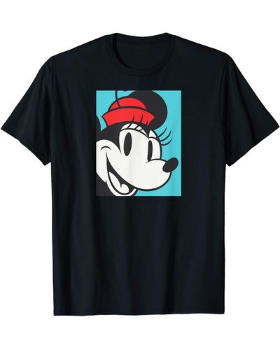 Amazon Essentials Disney Minnie Boxed Portrait T-shirt - Black