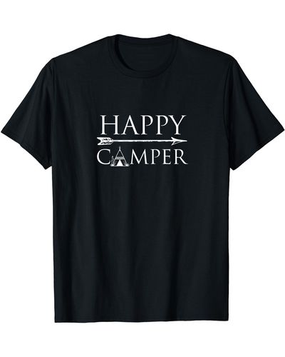 Camper Happy Tshirt T-shirt - Black