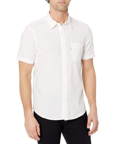 Levi's Classic 1 Pocket-short Sleeve Shirt - White