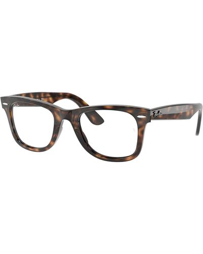 Ray-Ban Rx4340v Wayfarer Prescription Eyeglass Frames - Black