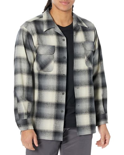 Pendleton Long Sleeve Board Shirt - Gray