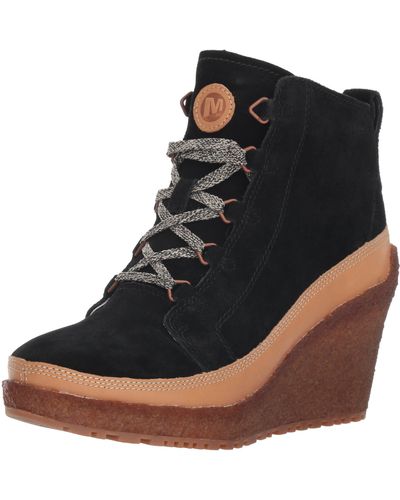 Merrell Womens Tremblant Wedge Lace Black
