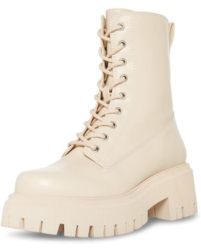 Madden Girl Kknight Combat Boot - Natural