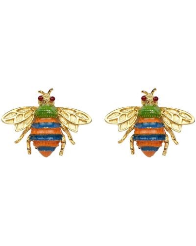 Ben-Amun Bugs Collection Earrings Fashion Jewelry For - Yellow