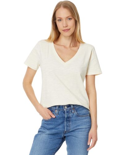 Pendleton V-neck T-shirt - White