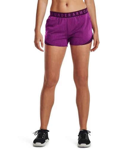 Under Armour Armor Play Up Twist Shorts 3.0 Ladies - Purple