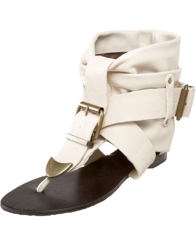 N.y.l.a. Pura Sandal,bone Leather,8 M Us - Natural
