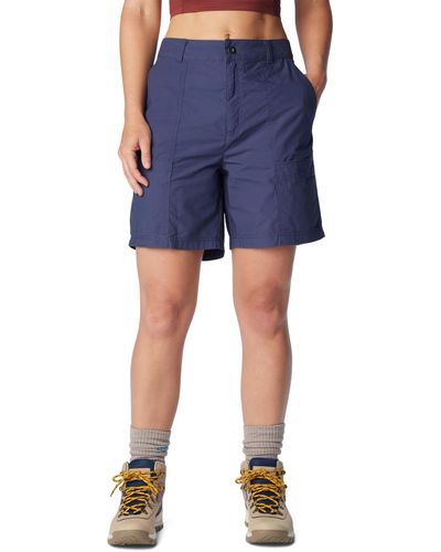 Columbia Holly Hideaway Washed Out Bermuda Short - Blue
