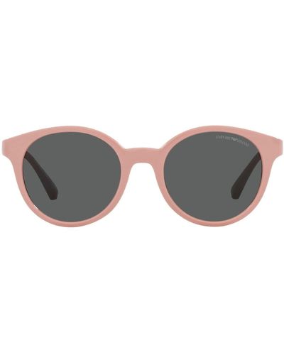 Emporio Armani Ea4185 Round Sunglasses - Black