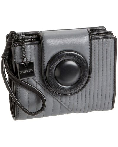 DIESEL I Want...pu Eliodoro Wallet,charcoal/grey,one Size - Black