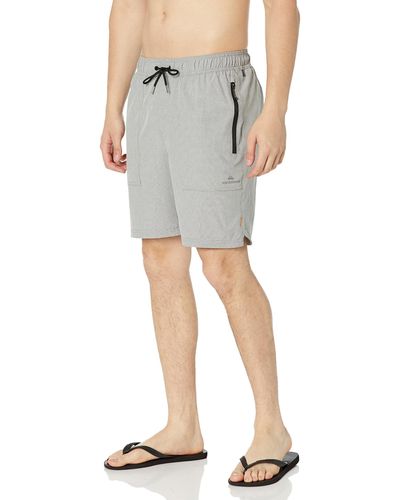 Quiksilver Scout Zipper 20 Amphibian Short - Gray