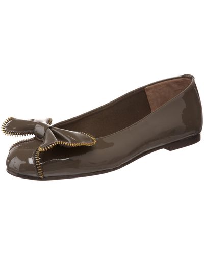 French Sole Butterfly Ballerina Flat,taupe,6 M Us - Brown