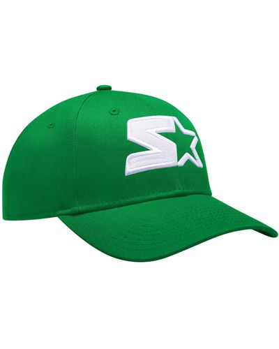 Starter Adjustable Snap Back Embriodered Hat - Green