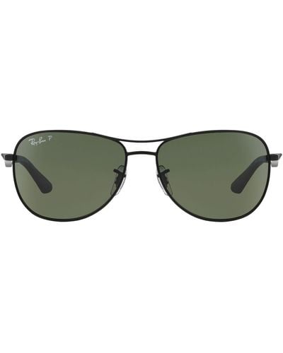 Ray-Ban Rb3519 Aviator Sunglasses - Green