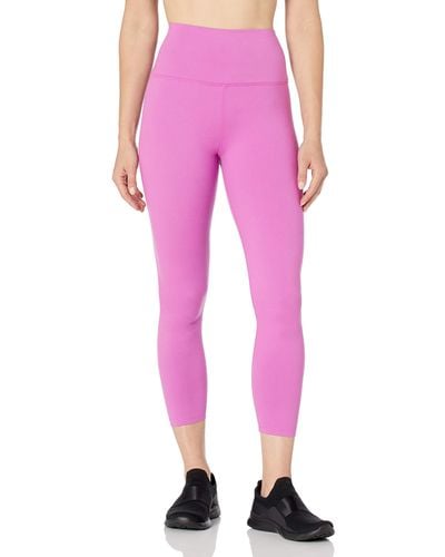 Core 10 All Day Comfort 24" High-waist 7/8 Crop Yoga Legging - Pink