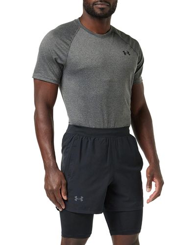 Under Armour S Launch Run 5-inch 2-in-1 Shorts, - Gray