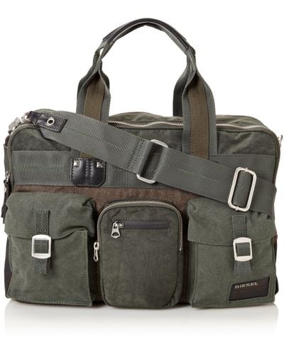 DIESEL Mixt8 Zippy 8-briefcase,olive/green,one Size - Black