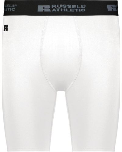 Russell Compression Shorts - White