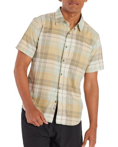 Marmot Aerobora Short Sleeve Button Down Shirt - Natural