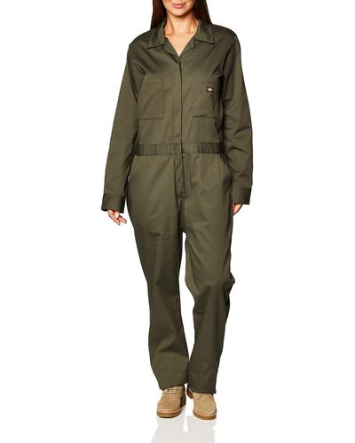 Dickies Rinsed Canvas Utility Coverall - Green