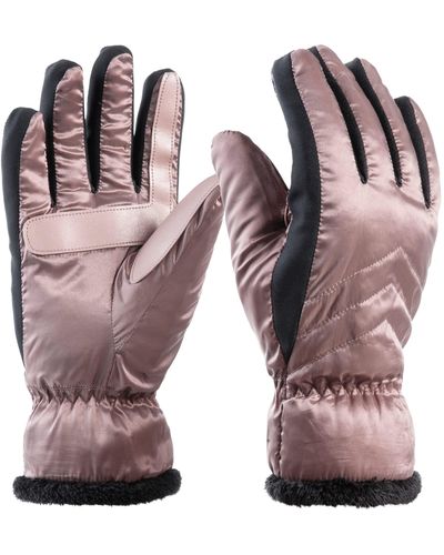 Isotoner Istoner S Recycled Sleekheat Glove With Smartdri Technology - Purple