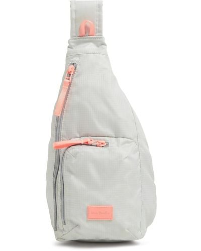 Vera Bradley Ripstop Mini Sling Backpack - White