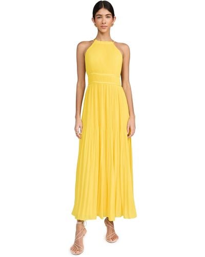AMUR Garren Midi Dress - Yellow