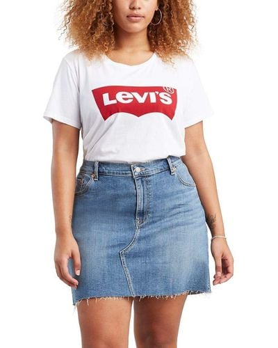 Levi's Plus Size Perfect Tee-shirt - Blue