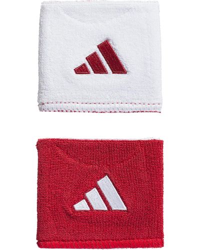 adidas Interval Reversible Wristband - Red