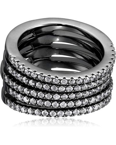 Noir Jewelry Audley Stackable Ring - Multicolor
