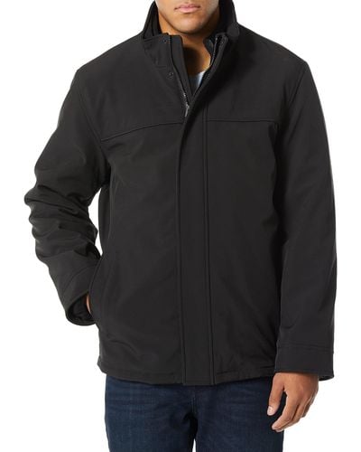 Dockers 3-in-1 Soft Shell Systems Jacket With Fleece Liner - Black
