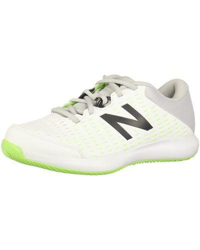 New Balance 696 V4 Hard Court Tennis Shoe White